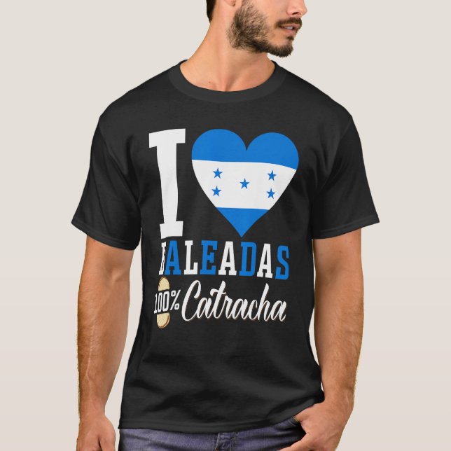 Camiseta Comida hondureña Baleada Comida Hondureña Catraca  (Anverso)