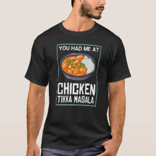 Camiseta Comida India Pollo Tikka Masala