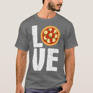 Camiseta Comida italiana Ama Pizzeria Foodie Margherita Piz