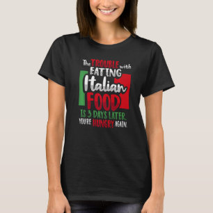 Camiseta Comida Italiana Para Una Italia