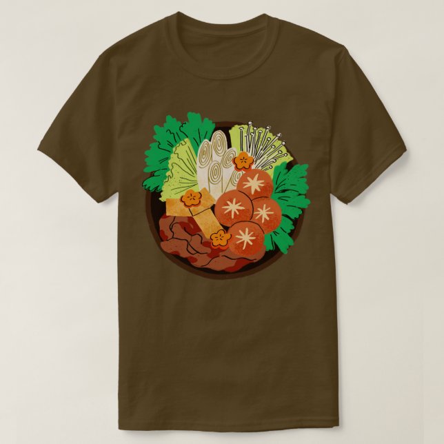 Camiseta Comida japonesa10 (Diseño del anverso)