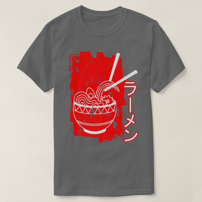 Camiseta Comida japonesa de Ramen Japón Noodles Bowl Soup A (Diseño del anverso)