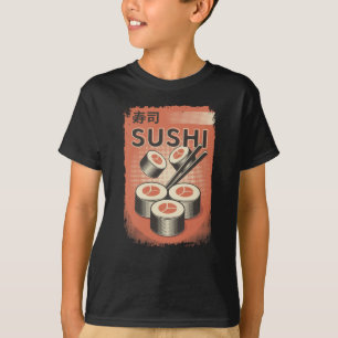 Camiseta Comida japonesa de sushi perfecta   Diseño de esti
