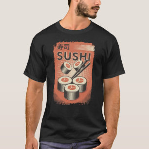 Camiseta Comida japonesa de sushi perfecta   Diseño de esti