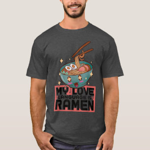 Camiseta Comida japonesa divertida sopa de fideos japonesa