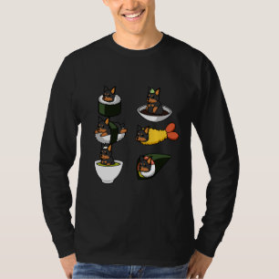 Camiseta Comida japonesa Doberman