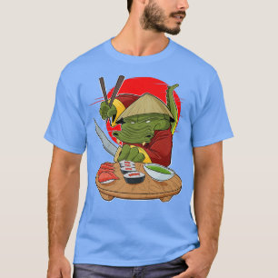 Camiseta Comida japonesa I Maki Lover I Samurai Sushi Croco