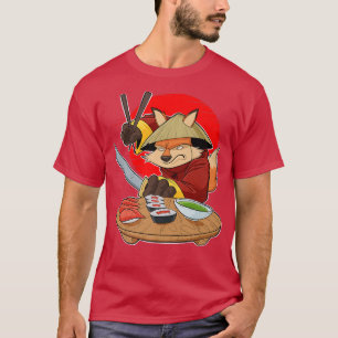 Camiseta Comida japonesa I Maki Lover I Samurai Sushi Fo