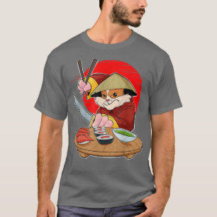 Camiseta Comida japonesa I Maki Lover I Samurai Sushi Guine