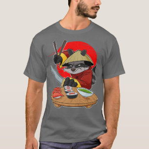 Camiseta Comida japonesa I Maki Lover I Samurai Sushi Racco
