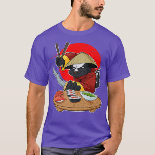Camiseta Comida japonesa I Maki Lover I Samurai Sushi Skunk
