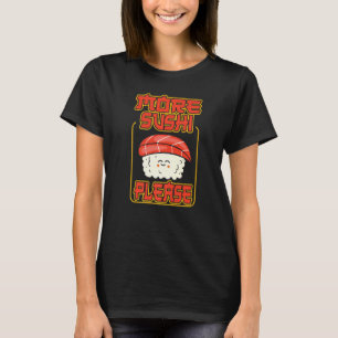 Camiseta Comida Japonesa Nori Roll Diner Sushiman Daikon Su