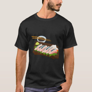 Camiseta Comida japonesa y cocina asiática Sushi