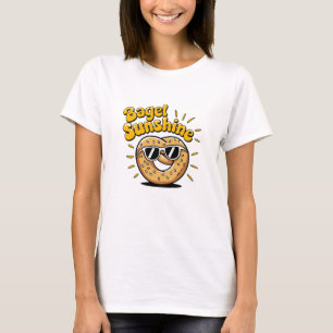 Camiseta Comida Kawaii: Arte de Cute Bagels