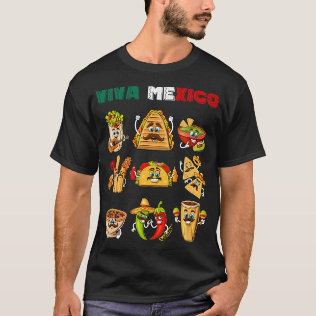 Camiseta Comida Mexicana (Anverso)