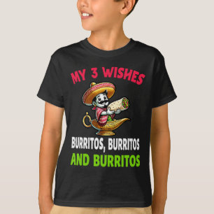 Camiseta Comida Mexicana Burrito Divertido Cinco De Mayo 