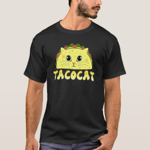 Camiseta Comida Mexicana de Tacocat Cara de Gato Cinco De M