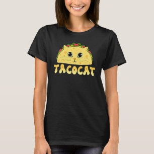 Camiseta Comida Mexicana de Tacocat Cara de Gato Cinco De M