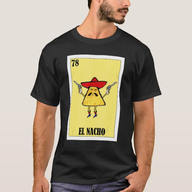 Camiseta Comida mexicana El Nacho (Anverso)
