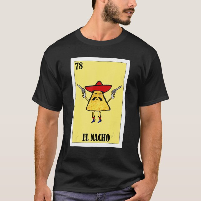 Camiseta Comida mexicana El Nacho (Anverso)
