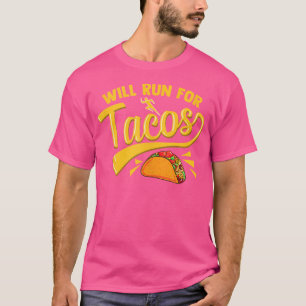 Camiseta Comida Mexicana Taca Corrida Divertida Correrá Por