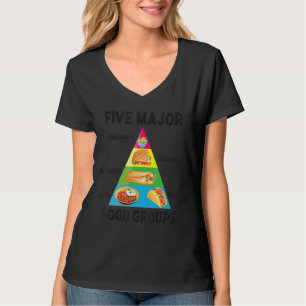 Camiseta Comida Mexicana  Tacos Burritos Chili Grupo de Ali