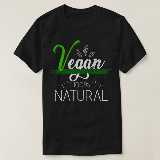 Camiseta Comida orgánica Estilo de vida natural Vegan (Diseño del anverso)