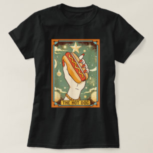 Camiseta Comida para gastrónomos La Tarjeta Tarot para Perr