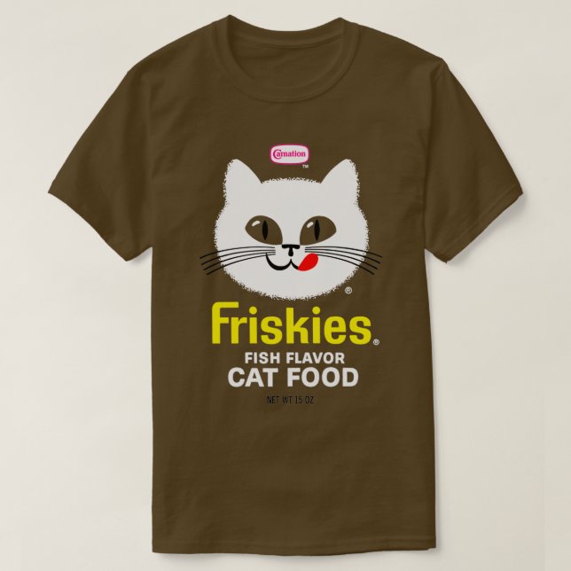Camiseta Comida para gatos de Friskies (Diseño del anverso)