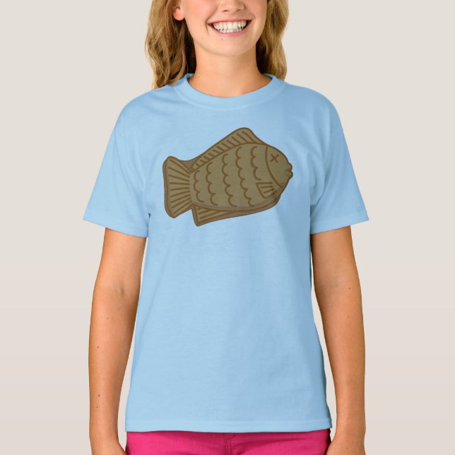 Camiseta Comida Pescado-Formada japonesa del festival de la (Anverso)