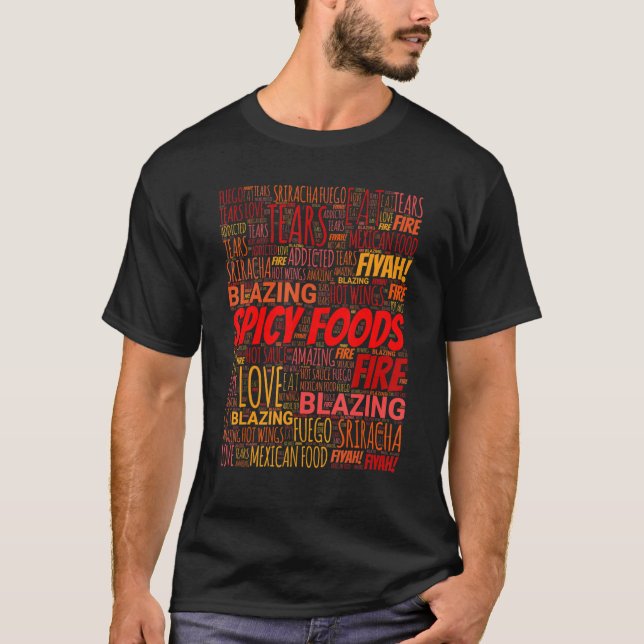 Camiseta Comida picante (Anverso)