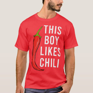 Camiseta Comida picante de pimienta graciosa diciendo que a