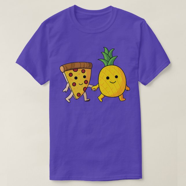 Camiseta Comida Pizza Pizza Pineapple Hawaii 692 (Diseño del anverso)