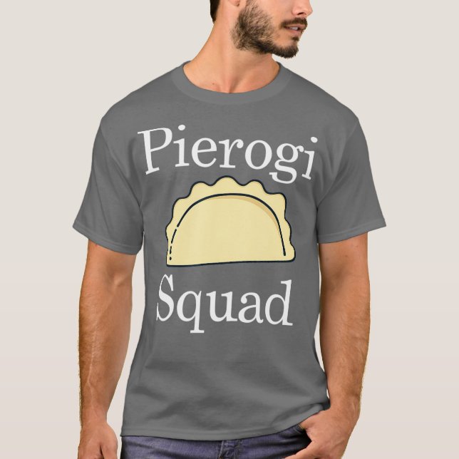 Camiseta Comida polaca Cute Pierogi Squad (Anverso)