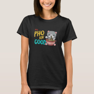 Camiseta Comida Pun Buen Gato Comida Vietnamita Pho Bowl As