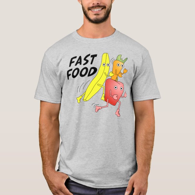 Camiseta Comida rápida (Anverso)