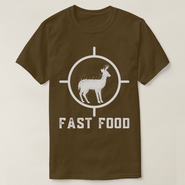 Camiseta Comida rápida 1 (Diseño del anverso)