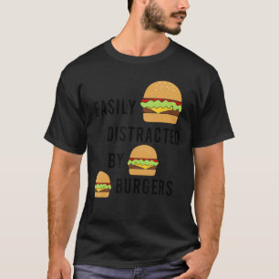 Camiseta Comida rápida de Chef Cita Burger Comer