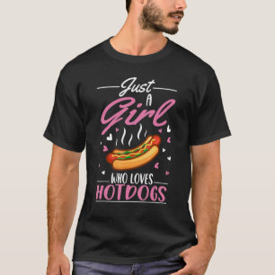 Camiseta Comida rápida de Chica Hotdog
