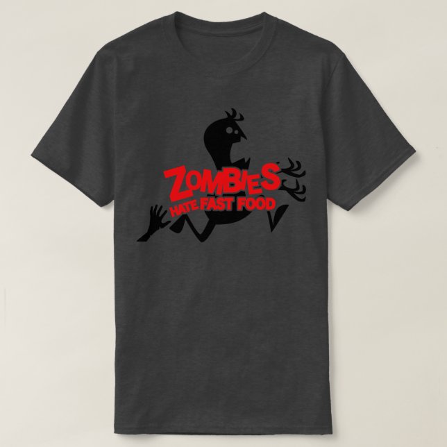 Camiseta Comida rápida de odio 1 (Diseño del anverso)