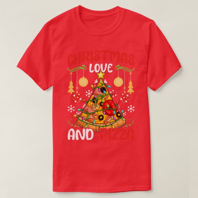 Camiseta Comida rápida de pizzas divertida dice que los Nav (Diseño del anverso)