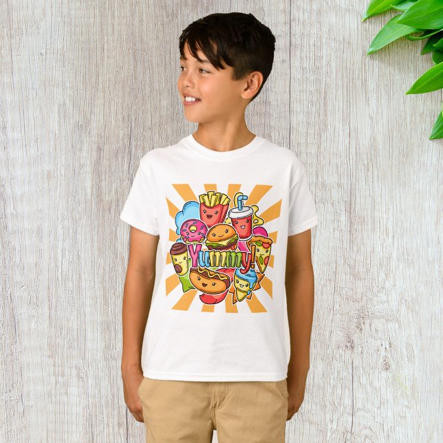 Camiseta Comida rápida deliciosa (Subido por el creador)