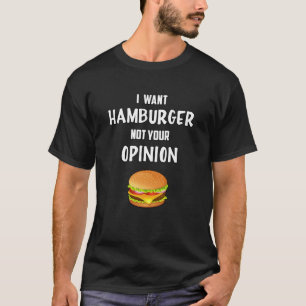 Camiseta Comida rápida hamburguesa queso Funny Foodie come 