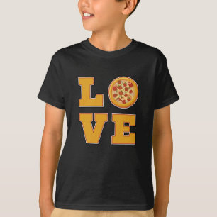 Camiseta Comida rápida Queso queso Funny Pizza Comer idea d