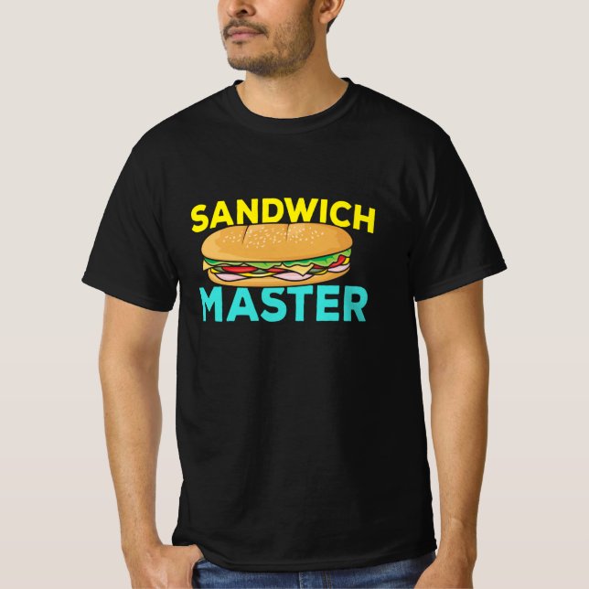 Camiseta Comida rápida Sandwich Master (Anverso)