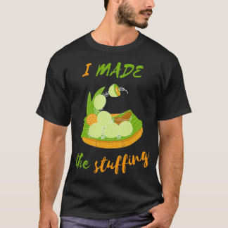 Camiseta Comida rellena con colmenas de la parte superior d