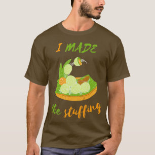 Camiseta Comida rellena con relleno de palangrería