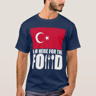 Camiseta Comida retro de recuerdo de Turquía viaje