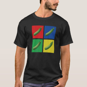Camiseta Comida Retro Zucchini Enamoramiento Squash Y Comid
