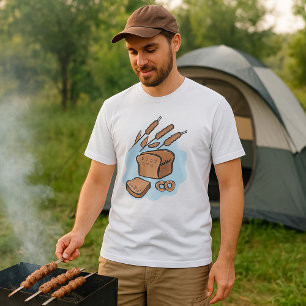 Camiseta Comida rústica para granjas de pan integral